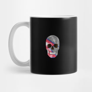 Nepal Flag Skull - Gift for Nepalese With Roots From Nepal Mug